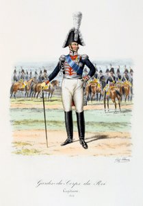 Gardes-du-Corps du Roi, Capitaine, 1814 - Eugene Titeux