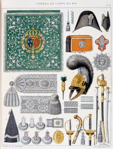 Gardes-du-Corps du Roi, Insigne - Eugene Titeux