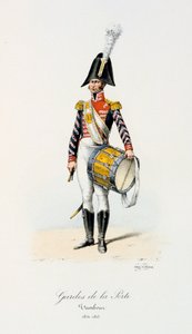 Gardes de la Porte, Tambour, 1814-15