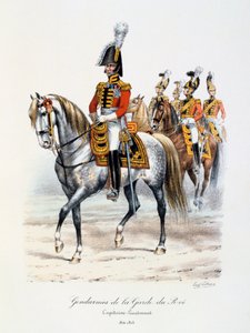 Gendarmes de la Garde du Roi, Capitaine-Lieutenant, 1814-15