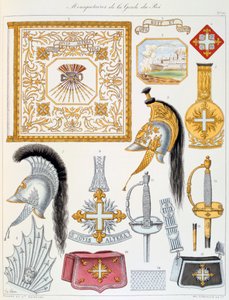 Mousquetaires de la Garde du Roi, Insigne