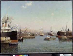 Le port de la Joliette - Eugene de Barberis