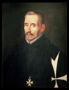 Portrait de Lope Felix de Vega Carpio (1562-1635) c.1630 - Eugenio (attr. to) Caxes