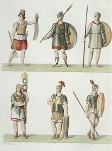 Soldats romains (détail) - Eugenio Bosa