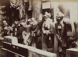 Catacombes, Convento dei Cappucini, Palerme, vers 1895