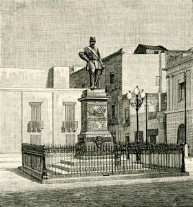 Monument à Vittorio Emanuele II (1820-1878), par Eugenio Maccagnani (1852-1930), Lecce, Apulia, Italie - Eugenio Maccagnani