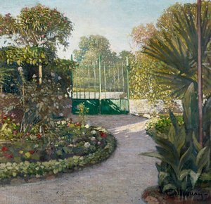 Jardin, par Eugenio Olivari (1882-1917) - Eugenio Olivari