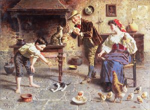 Dans la cuisine