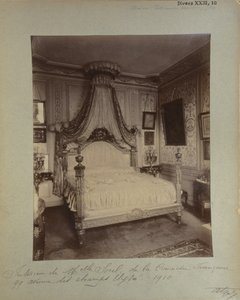 Chambre de Cécile Sorel au 99 Avenue des Champs-Élysées, 1910 - Eugène Atget
