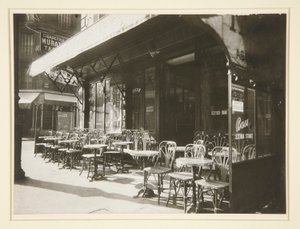 Café - Avenue de la Grande Armée - Eugène Atget