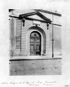 Hôtel du Grand Veneur à Paris, 60 rue de Turenne, 1901 - Eugène Atget