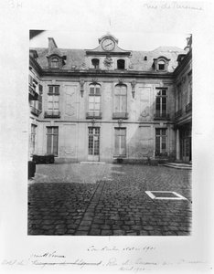 Hôtel du Grand Veneur à Paris, 60 rue de Turenne, 1901 - Eugène Atget