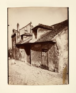 [Montmartre] Maison de Musette - Eugène Atget