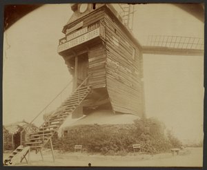 Montmartre, Moulin de la Galette, Rue Lepic - Eugène Atget