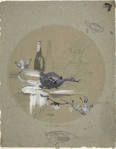 Design pour une assiette chinoise - Eugène Carrière