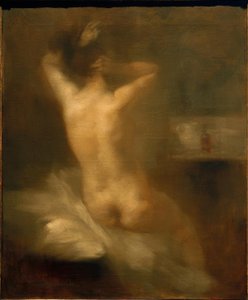 E.Carrière, Nu féminin de dos