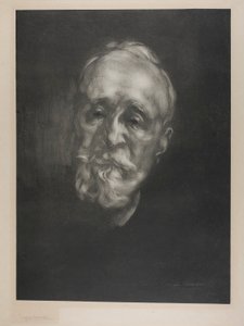 Portrait de Puvis de Chavannes - Eugène Carrière