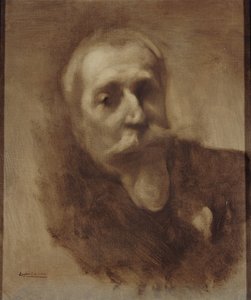 Portrait du poète, journaliste et romancier Anatole France 1844-1924, vers 1900 - Eugène Carrière