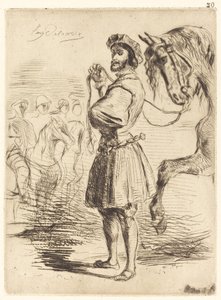 Un Seigneur de temps de François Ier - Eugène Delacroix