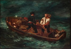 Après le Naufrage (Barge de Don Juan - corps mort jeté à la mer)