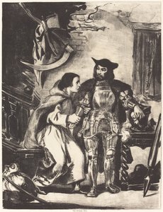Frère Martin avec Goetz - Eugène Delacroix