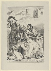 Mort de Goetz von Berlichingen, 1845