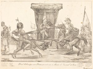 Duel Polémique, 1821 - Eugène Delacroix