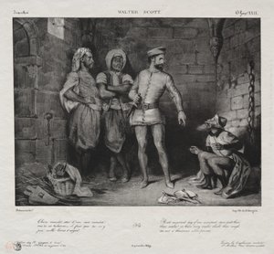 Fronte-Boeuf et le Juif - Eugène Delacroix