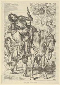 Goetz aidé par les gitans, après 1845 - Eugène Delacroix
