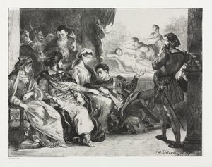 Hamlet : Hamlet ordonne aux acteurs de jouer une scène de l