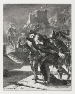 Hamlet : Hamlet se précipite pour suivre le fantôme de son père