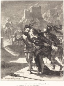 Hamlet veut suivre le fantôme de son père (Acte I, Scène IV)