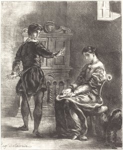 Hamlet et Ophélie (Acte III, Scène I)