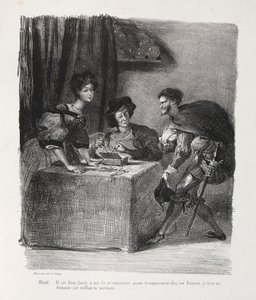 Illustrations pour Faust : Méphistophélès chez Marthe