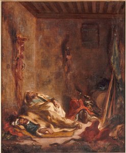 Le corps de garde à Meknès - Eugène Delacroix