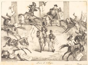 Leçon de Voltiges, 1822 - Eugène Delacroix