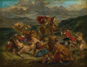 Chasse au lion