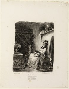 Marguerite au rouet - Eugène Delacroix