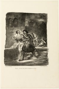 Méphistophélès et Faust fuyant après le duel, de Faust