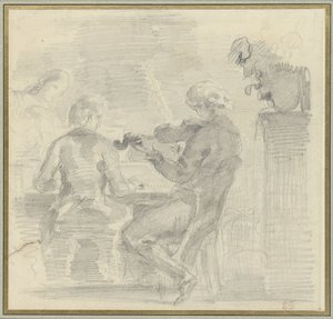 Groupe de musiciens - Eugène Delacroix