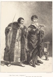 Polonius et Hamlet (Acte II, Scène II)