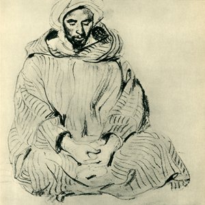 Arabe en prière, 1832, 1943 - Ferdinand Victor Eugene Delacroix