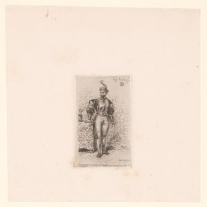 Soldat avec épée - Eugène Delacroix