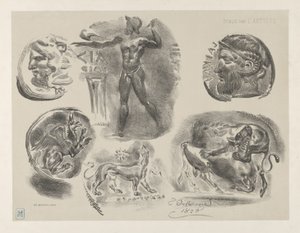 Études de six pièces grecques, 1825