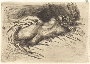 Étude de femme vue de dos