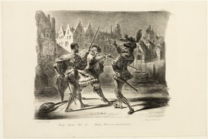 Le duel entre Faust et Valentin, de Faust