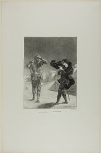 Le fantôme sur la plate-forme, planche 3 de Hamlet