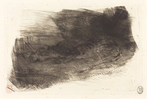 Tigre couché à l
