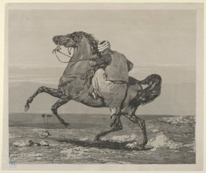 Turc montant son cheval, 1824 - Eugène Delacroix
