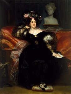 Portrait of Mme. Jules-Antoine Droz - Eugene Deveria